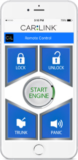 Audiovox CarLink ASCL7 Remote Start & Security System With Smartphone Control